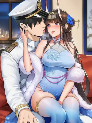 [AI小松鸟]雨夜，风声，与怀里的恋人❤️与重樱小女友共度的蜜恋之日❤️❤️❤️ 1-8 [Ai Generated]_299_p298