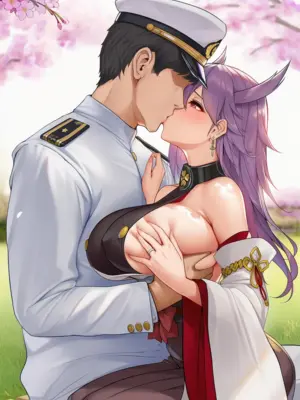 [AI小松鸟]樱下之约的回忆❤️，与隼鹰老婆共忆的曾恋旧爱❤️ [Ai Generated]_005_p04