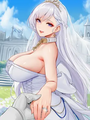 [AI小松鸟]澄碧的纯白誓礼❤️贝尔法斯特老婆的以你之名的婚礼口交盛宴❤️与贝尔法斯特老婆的永恒爱恋见证❤️[Ai Generated]_007_p07