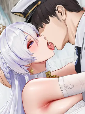 [AI小松鸟]澄碧的纯白誓礼❤️贝尔法斯特老婆的以你之名的婚礼口交盛宴❤️与贝尔法斯特老婆的永恒爱恋见证❤️[Ai Generated]_014_p14