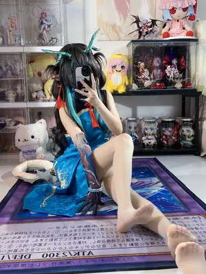 白栎Shirly - 明日方舟 夕 染尘烟旗袍_003_kxqi