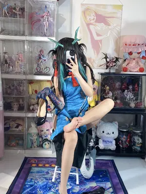 白栎Shirly - 明日方舟 夕 染尘烟旗袍_011_haig