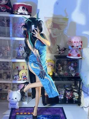 白栎Shirly - 明日方舟 夕 染尘烟旗袍_036_byxe