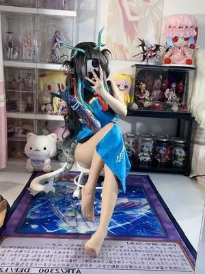 白栎Shirly - 明日方舟 夕 染尘烟旗袍_047_ccmi