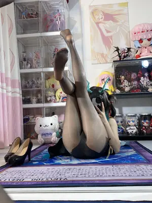 白栎Shirly - 明日方舟 夕 染尘烟旗袍_071_dewo