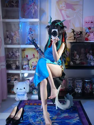 白栎Shirly - 明日方舟 夕 染尘烟旗袍_109_inrc