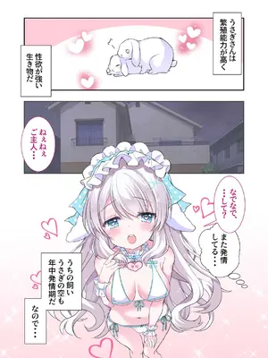 (C102) [もふもふ☆ねっとわーく] イチャラブえっち！飼いうさぎさんが発情期！？うさぎさんとの性活 [DL版]_03_ywtx