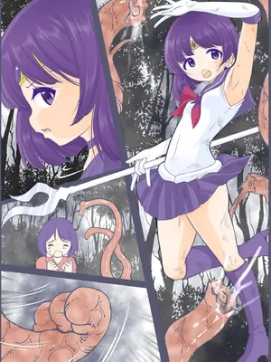 [宵星ヒカリ] 腹パンされ変身が解けた隙を突かれ膣から卵を植え付けられるセ◯ラーサターン (美少女戦士セーラームーン)_08_alnh