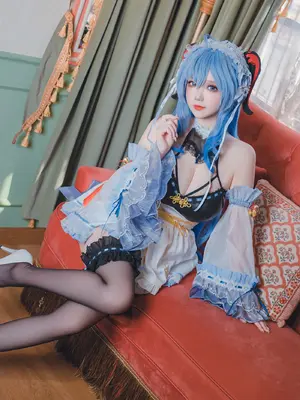 雪晴Astra - 原神 甘雨 女仆_03_ovxh