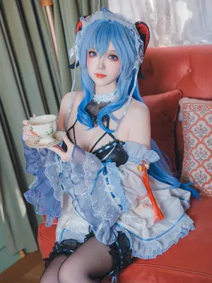 雪晴Astra - 原神 甘雨 女仆_04_axyi