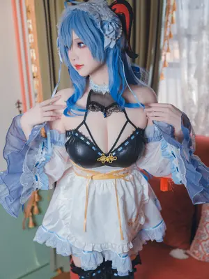 雪晴Astra - 原神 甘雨 女仆_16_vfdf