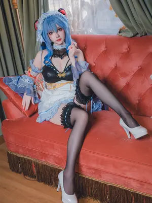 雪晴Astra - 原神 甘雨 女仆_19_pwan