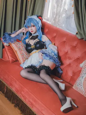 雪晴Astra - 原神 甘雨 女仆_22_xhfm