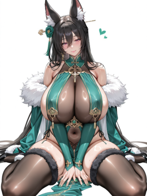 ［转生在巨乳太太隔壁的牛头人］狐仙美母 pixiv [AI Generated]_008__8