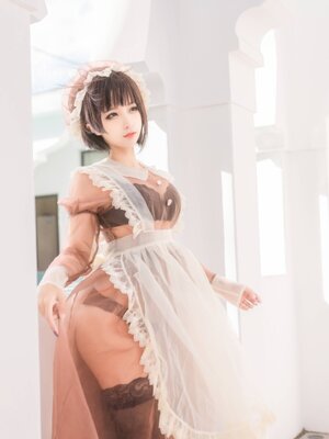 蠢沫沫 -沫沫真爱版 纱-室外女仆_004