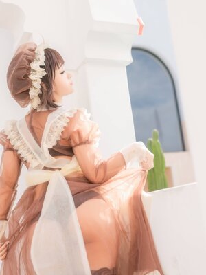 蠢沫沫 -沫沫真爱版 纱-室外女仆_008