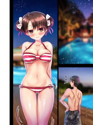 [Under The Honey Shine (一颯はるひ)] おさななじみのりゆなちゃんと2人ぼっちプールでちゃぷちゃぷヌレヌレいちゃラブH♥ [中国翻訳] [DL版]_16_uxoj