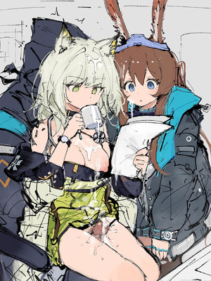 paofan·时停玩弄颜射凯尔希与阿米娅的屑刀客塔（明日方舟同人H·LC整合汉化组）_3_ioat