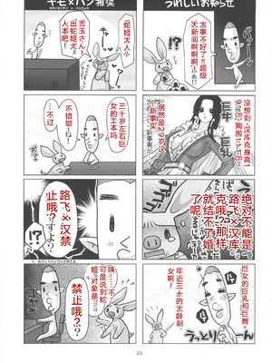 (C78) [エイトグラフィカ (吉玉一楼)] メタボリズムH 元奴隷海賊女帝ハンコックの花嫁修業 (ワンピース) [考古学家个人汉化]_22_fufj