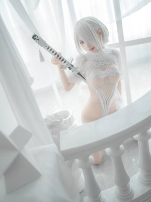 蠢沫沫 - 2B白婚纱_17