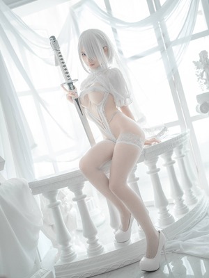 蠢沫沫 - 2B白婚纱_24