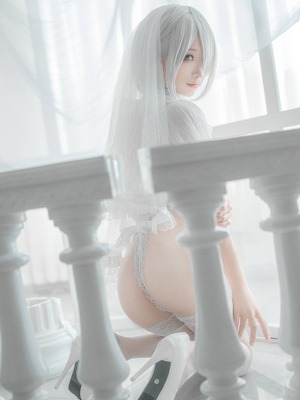 蠢沫沫 - 2B白婚纱_34