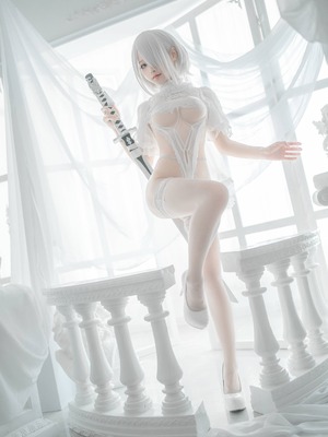 蠢沫沫 - 2B白婚纱_55