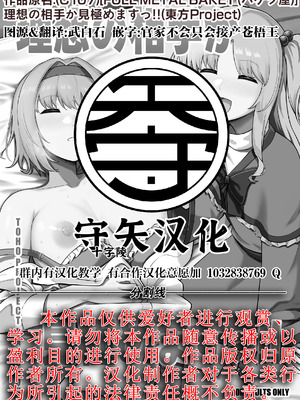 (C107)[FULL METAL BAKET (バケツ屋)] 理想的对象就由我来鉴明!!｜理想の相手か見極めますっ!! (東方Project) [守矢十字陵汉化]_29_iglx