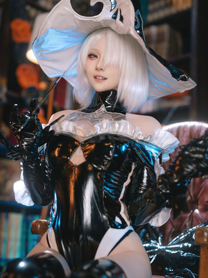 屿鱼Yukako - 尼尔：机械纪元 2B 万圣女巫同人_06_06