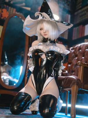 屿鱼Yukako - 尼尔：机械纪元 2B 万圣女巫同人_08_08