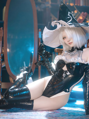 屿鱼Yukako - 尼尔：机械纪元 2B 万圣女巫同人_09_09