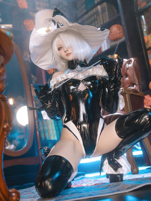 屿鱼Yukako - 尼尔：机械纪元 2B 万圣女巫同人_56_56