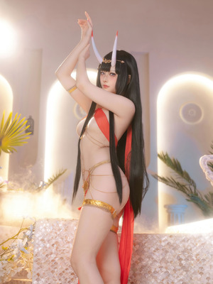 屿鱼Yukako - 碧蓝航线 能代 赤纱浴影_03_03