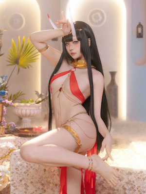 屿鱼Yukako - 碧蓝航线 能代 赤纱浴影_05_05