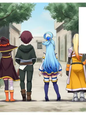 [ばみん] このエロ娘たちに種付けを！(この素晴らしい世界に祝福を!) [AI Generated] [RATKING機翻]_02_konoero_001