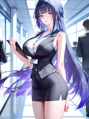 [神奇牛子] Raiden Mei Part 1~4 (Patreon) [AI Generated]_002_2