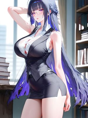 [神奇牛子] Raiden Mei Part 1~4 (Patreon) [AI Generated]_129_154