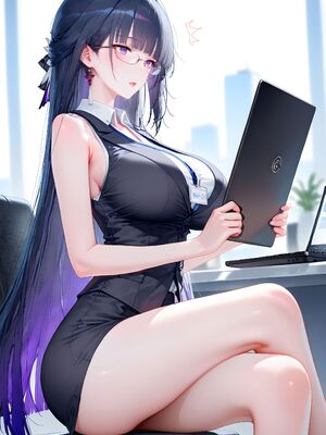 [神奇牛子] Raiden Mei Part 1~4 (Patreon) [AI Generated]_120_147