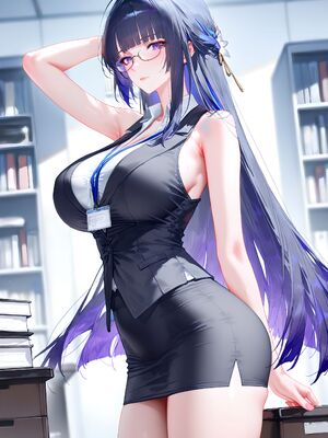 [神奇牛子] Raiden Mei Part 1~4 (Patreon) [AI Generated]_124_150