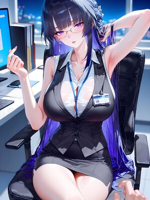 [神奇牛子] Raiden Mei Part 1~4 (Patreon) [AI Generated]_066_82