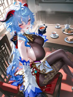 [神奇牛子] 尝到旅行者禁果后的甘雨变得一发不可收拾_1_p036