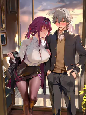 [神奇牛子]卡芙卡&姬子-Kafka&Himeko [AI Generated]_01_007