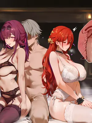 [神奇牛子]卡芙卡&姬子-Kafka&Himeko [AI Generated]_01_278