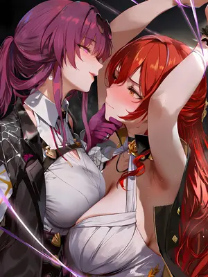 [神奇牛子]卡芙卡&姬子-Kafka&Himeko [AI Generated]_01_205