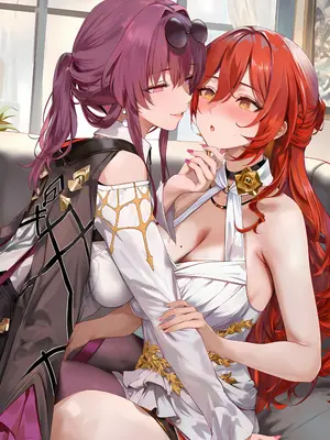 [神奇牛子]卡芙卡&姬子-Kafka&Himeko [AI Generated]_01_202