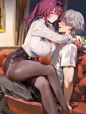 [神奇牛子]卡芙卡&姬子-Kafka&Himeko [AI Generated]_01_013