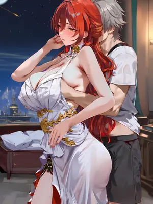 [神奇牛子]卡芙卡&姬子-Kafka&Himeko [AI Generated]_01_126