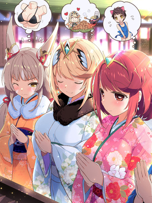 [わつき屋 (わつきるみ、結城成)] RE：COLORS!#05 彼女が水着にきがえたら楽園にいちばん近い島!？ (ゼノブレイド2、ゼノブレイド3) [甜族星人x我不看本子汉化] [DL版]_42_buju