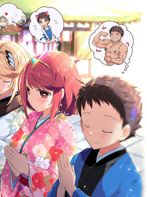 [わつき屋 (わつきるみ、結城成)] RE：COLORS!#05 彼女が水着にきがえたら楽園にいちばん近い島!？ (ゼノブレイド2、ゼノブレイド3) [甜族星人x我不看本子汉化] [DL版]_43_nmct