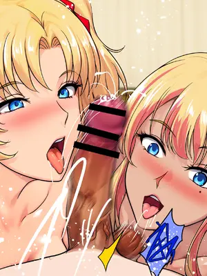 [焼酎MAC (ほずみけんじ)] 陰キャ弟がオタリーマン生活しながら母乳たっぷり金髪爆乳母娘をハーレムH＆個別デートで孕ませる話_094_evco